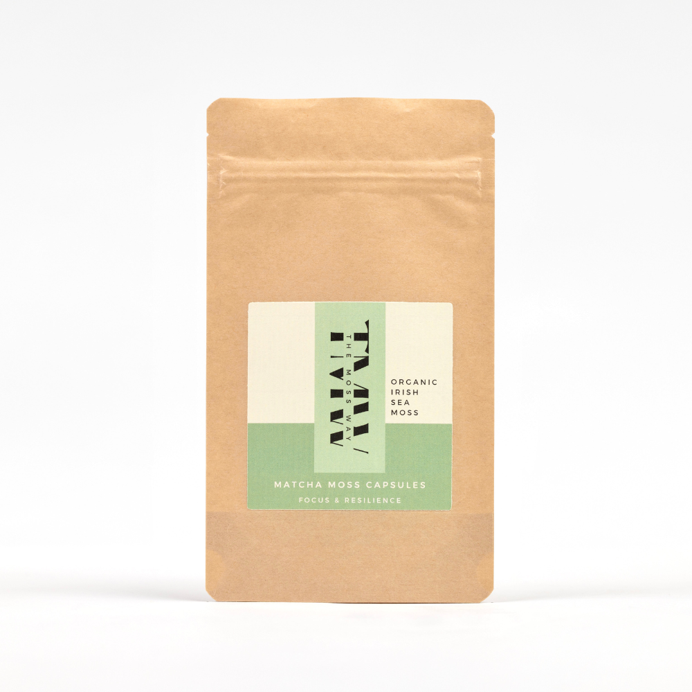 Matcha Moss Capsules | Organic Matcha Capsules | The Moss Way