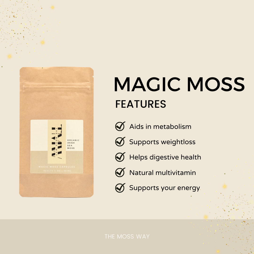 Organic Moss Capsules | Organic Moss Capsules | Sea Moss| The Moss Way