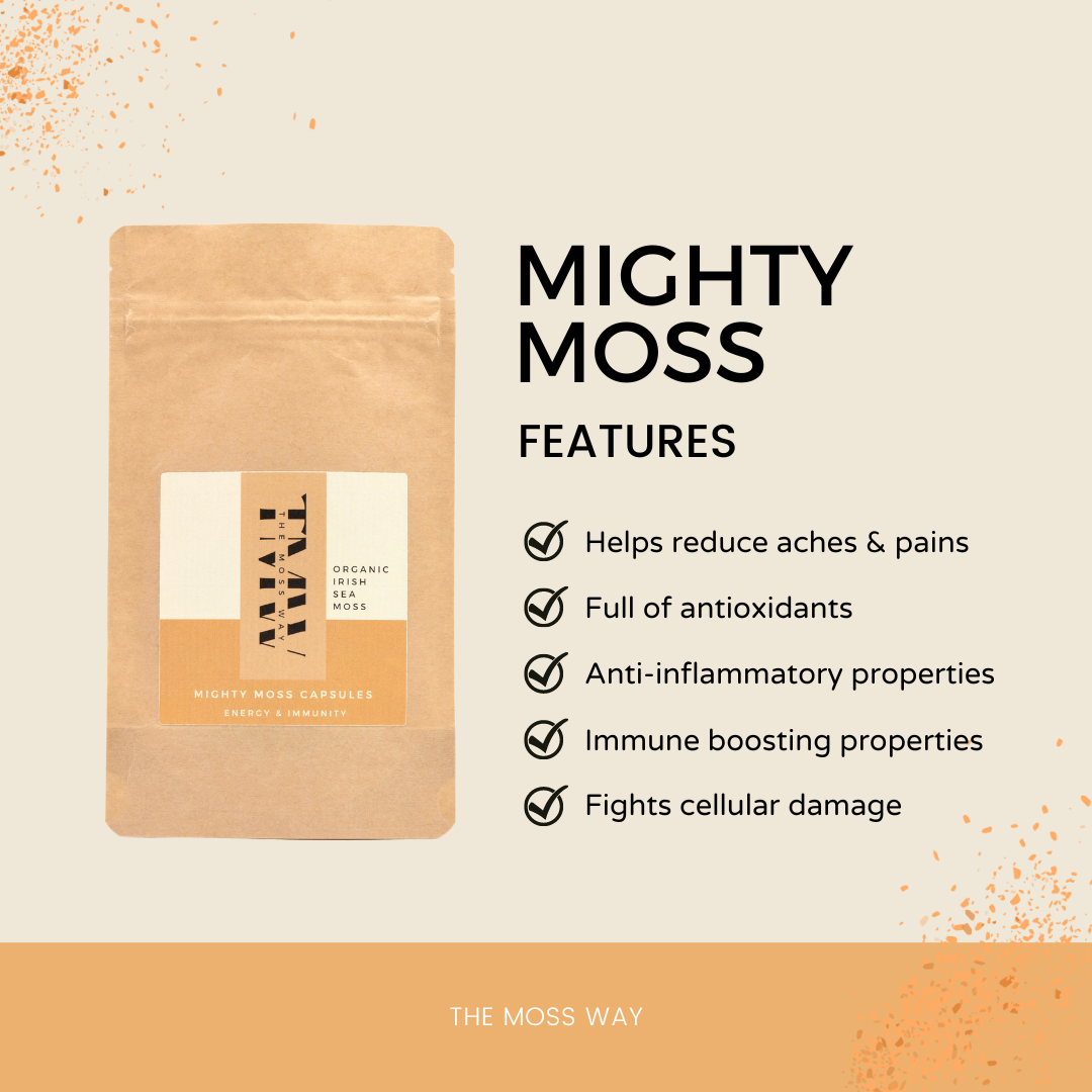 Mighty Moss Capsules | Organic Moss Supplements | The Moss Way