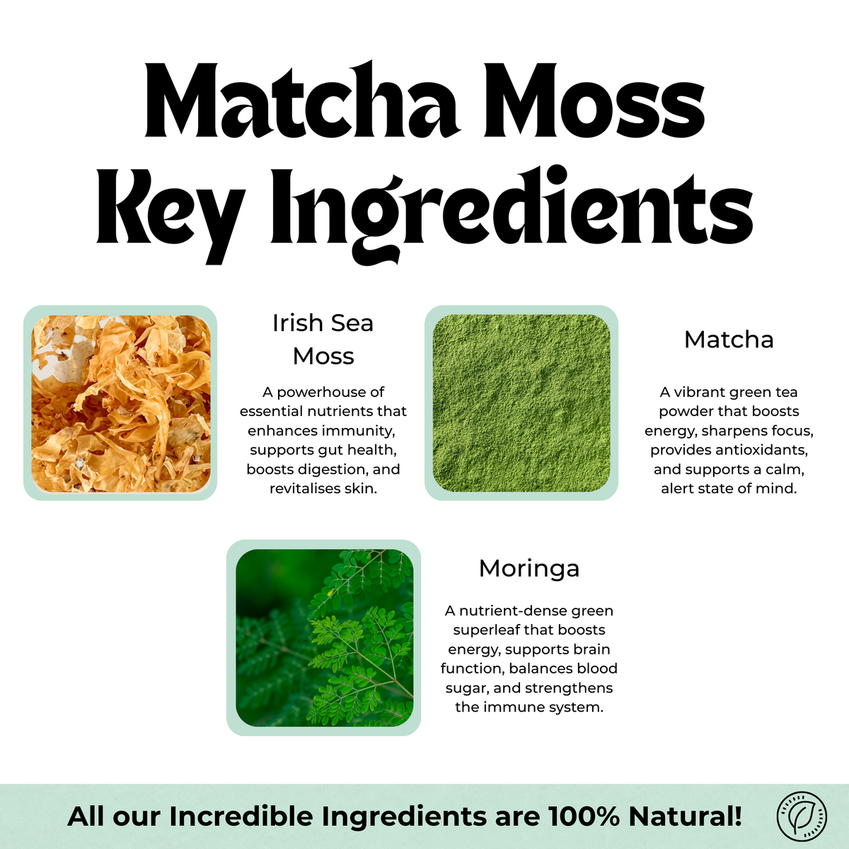 Matcha Moss Capsules | Organic Matcha Capsules | Moss Way – The Moss Way