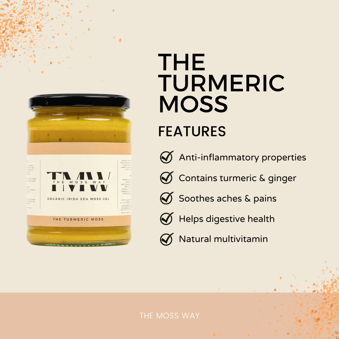 Turmeric Moss 500ml | Turmeric Moss Gel | The Moss Way 